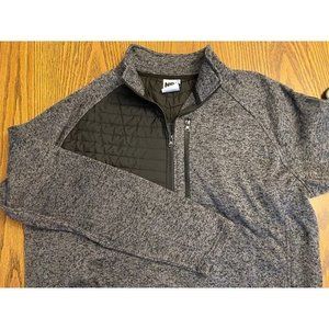 NRA Outdoors Men 1/4 Zip‎ Padded Shoulder Hunting Sweatshirt 2XL
